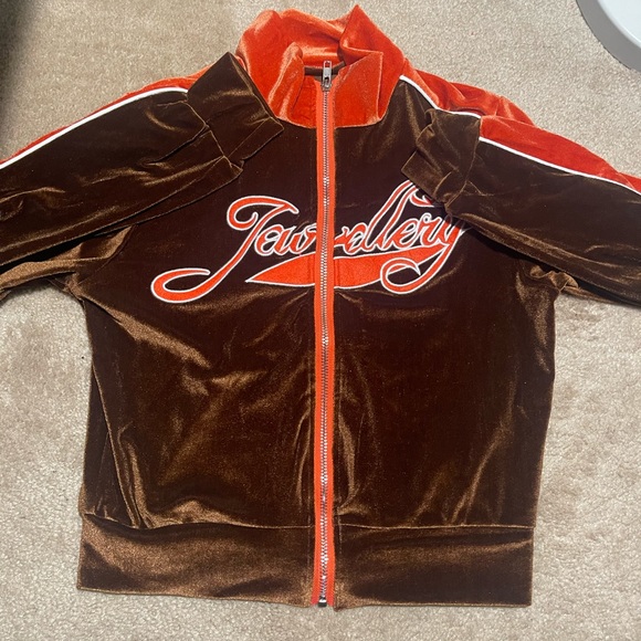 Velvet Crop Jacket With Pants Set - Picture 3 of 6